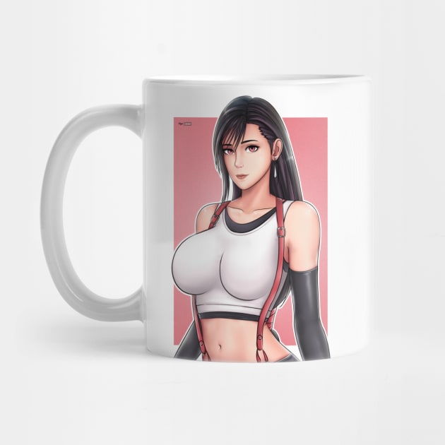 Tifa by YHWart by YHWdrawings